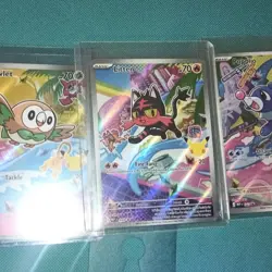 Pokemon TCG MEP Holo Lot Rowlet Litten Popplio 3 Card Set English 2026 - Image 1