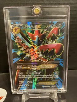 Pokemon M Scizor EX Full Art Holo Ultra Rare 120/122 Breakpoint NM- - Image 3