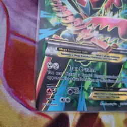Pokemon XY Breakpoint M Mega Scizor EX Full Art Ultra Rare Holo Card 120/122 - Image 4
