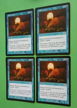 Magic the Gathering MTG Urza's Saga HIBERNATION X 4 VLP/EX U 1998 Nice! - Image 2
