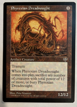 Phyrexian Dreadnought - Mirage - Magic the Gathering MtG - EX/NM - Image 1