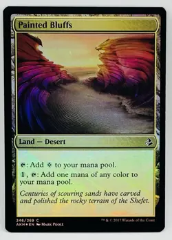 MTG Painted Bluffs Amonkhet Foil - Image 1