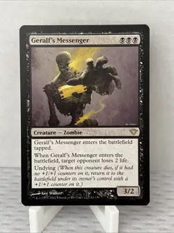 Geralf's Messenger #63 - Dark Ascension Rare Sinlge Magic: The Gathering - Image 1