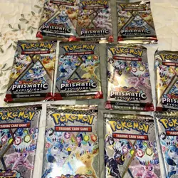Pokemon TCG Prismatic Evolutions Sealed Booster Packs - Lot Of 11 🚨 - Image 2