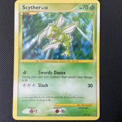 Pokemon TCG Scyther Platinum 130/127 Holo Secret Rare Near Mint Condition - Image 1