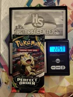VERY HEAVY! 🔥22.57g Pokemon TCG Perfect Order Booster Pack Factory Sealed ✅ - Image 1