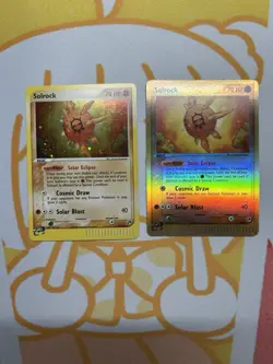 Pokemon Solrock 2003 EX Sandstorm 13/100 Holo & Reverse Holo - Image 1