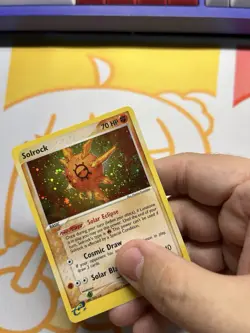 Pokemon Solrock 2003 EX Sandstorm 13/100 Holo & Reverse Holo - Image 2