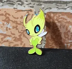 2016 Pokemon Collectors Pin Celebi Official Enamel Mythical TCG Collection NEW - Image 1