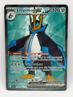 Empoleon ex 114/094 Phantasmal Flames NM Ultra Rare Holo Pokemon TCG - Image 1