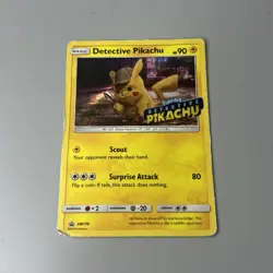 Detective Pikachu SM170 STAMPED Holo Black Star Promo Pokemon 2019 - Image 1