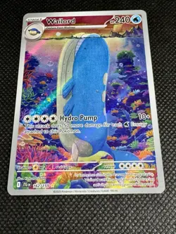 Pokemon Wailord Illustration Rare Holo SV09: Journey Together 162/159 English - Image 1