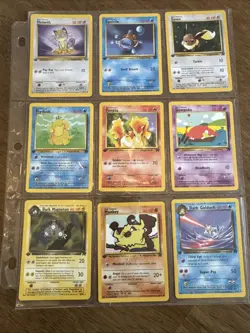 Pokemon 1st Edition Team Rocket Dark Goldduck Magneton Squirtle Eevee WOTC - Image 1