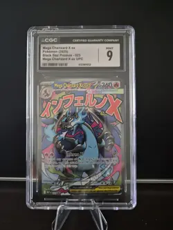 Pokemon Mega Charizard X ex CGC 9 Me: Mega Evolution Promo 023 Holo - Image 1