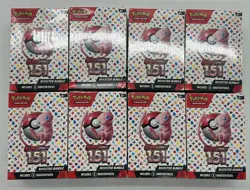 Lot of (8) Pokemon TCG 151 MEW EN Booster Bundles SEALED NEW - Image 1