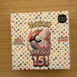 Pokemon 151 Japanese Booster Box Factory Sealed US seller With Shrink READ - Image 1