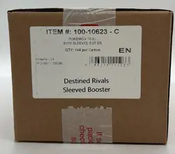 Pokemon TCG SV10 Destined Rivals Sleeved Booster Pack Case SEALED (144 PACKS) - Image 1