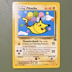 Pokemon TCG Pokemon Flying Pikachu Wotc Promo 25/53 40 HP Regular Promo 2001 - Image 1