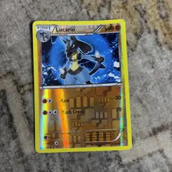 Lucario (Reverse Holo) #77/135 (Plasma Storm) - Pokemon TCG - Uncommon - LP - Image 1