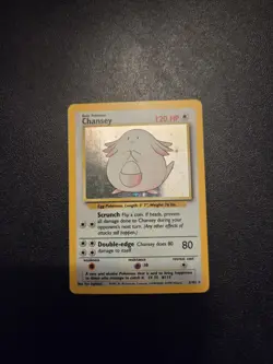 Chansey 1999 Pokemon Base Set CGC 8, #3/102, Holo - Image 1