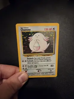 Chansey 1999 Pokemon Base Set CGC 8, #3/102, Holo - Image 3