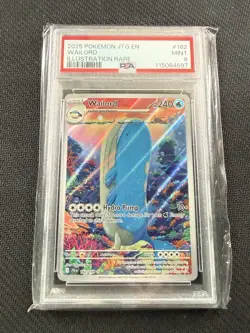 Pokemon Wailord Illustration Rare PSA 9 Sv09 Journey Together 162/159 English - Image 1