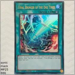Final Bringer of the End Times - MP25-EN254 - Ultra Rare 1st Edition Yugioh - Image 1