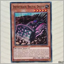Infinitrack Brutal Dozer - MP20-EN162 - Common 1st Edition Yugioh - Image 1