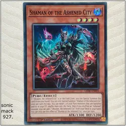 Shaman of the Ashened City - LEDE-EN090 - Super Rare 1st Edition Yugioh - Image 1