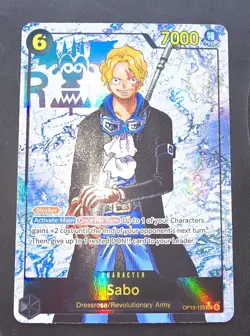 One Piece TCG Sabo SEC Alternate Alt Art (Parallel) OP13-120 - NM - English - Image 1