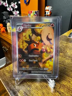 Pignite 097/086 Sv: White Flare Holo Near Mint Pokemon TCG Card - Image 1