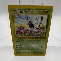 Pokemon Butterfree Jungle Uncommon 33/64 1st Edition HP70 English Regular Card - Image 1
