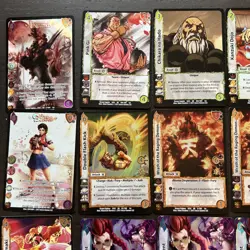 91x UFS Street Fighter Universal Fighting System CCG TCG Card Lot Foils UR P R - Image 2