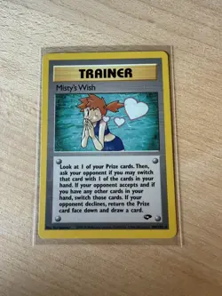 Pokemon Card - Misty's Wish Gym Challenge 108/132 Rare - Image 1