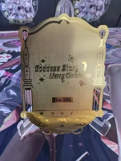 Goddess Story Gold Metal Card Nami One Pice # 166 /200 Waifu Cards - Image 2