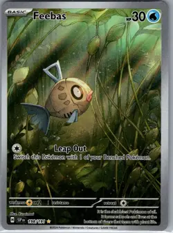 Feebas 198/191 SV08: Surging Sparks - Pokemon Card - NM - Image 1