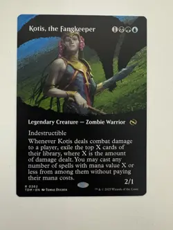 Kotis the Fangkeeper Showcase MTG Magic the Gathering Card NM Near Mint TDM - Image 1