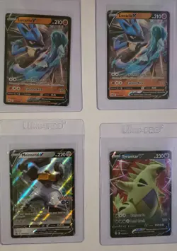 Pokemin V/Vstar Card Lot (9 Cards) - Includes Charizard V Promo - Image 1