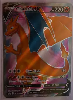Pokemin V/Vstar Card Lot (9 Cards) - Includes Charizard V Promo - Image 5