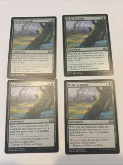 MTG Magic the Gathering Card LP - Up The Beanstalk X4 Playset - Image 1