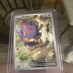 Pokemon N's Zorua 189 Scarlet & Violet Promo Holo 70 HP Pokemon Card - Image 1
