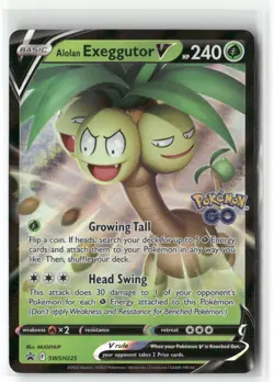 SWSH: Sword & Shield Promo Cards #SWSH225 Alolan Exeggutor V - Image 1