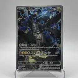 Pokemon N's Zekrom Full Art Promo Holo Dragon Card 130 HP Shred - Image 1