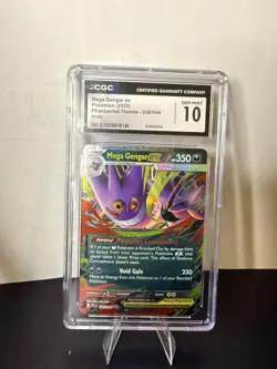 Pokemon TCG- Mega Gengar EX 056/094 Phantasmal Flames Holo Pokemon Card- CGC 10 - Image 1