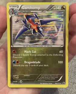 Pokemon Garchomp Holo Rare Card 96/113 Legendary Treasures, 2013 Near Mint - Image 1