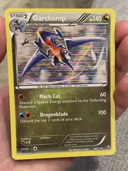 Pokemon Garchomp Holo Rare Card 96/113 Legendary Treasures, 2013 Near Mint - Image 2
