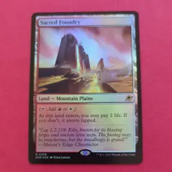 MTG Magic the Gathering Sacred Foundry (256) Edge of Eternities LP - Image 1