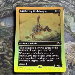 Lumbering Worldwagon (First-Place Foil) Aetherdrift Foil - Image 1