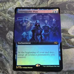 Unstoppable Plan (Extended Art) Aetherdrift Foil - Image 1