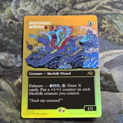 Mindspring Merfolk Borderless First-Place Foil Aetherdrift Foil - Image 1